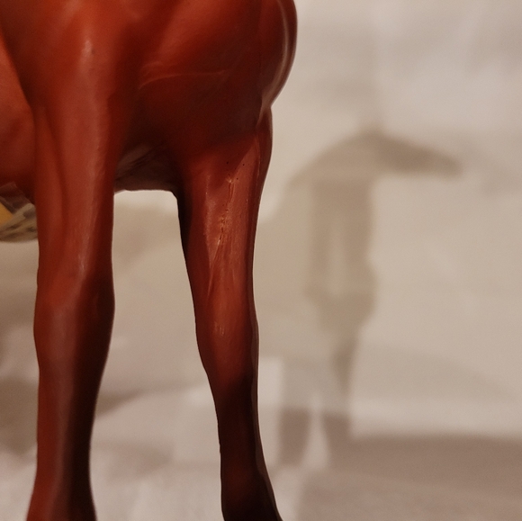 Breyer Man O' War Model Horse #602 Red Chestnut Matte Produced from 1975-1990. - Picture 10 of 11